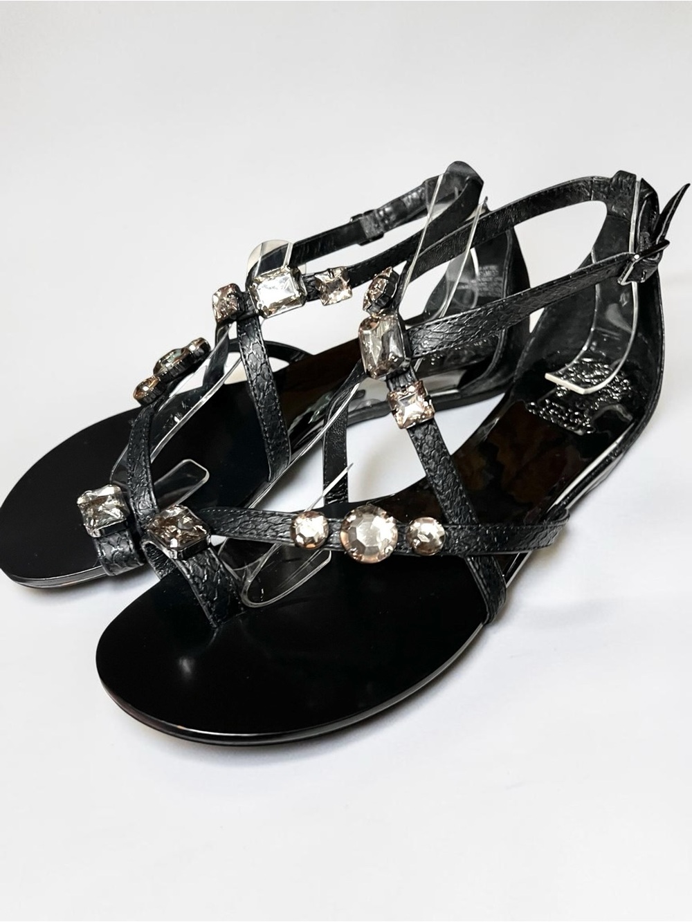 🌻Vince Camuto Akimby Sandals Strappy Block Heel Ankle Strap Shoes Size 6.5
